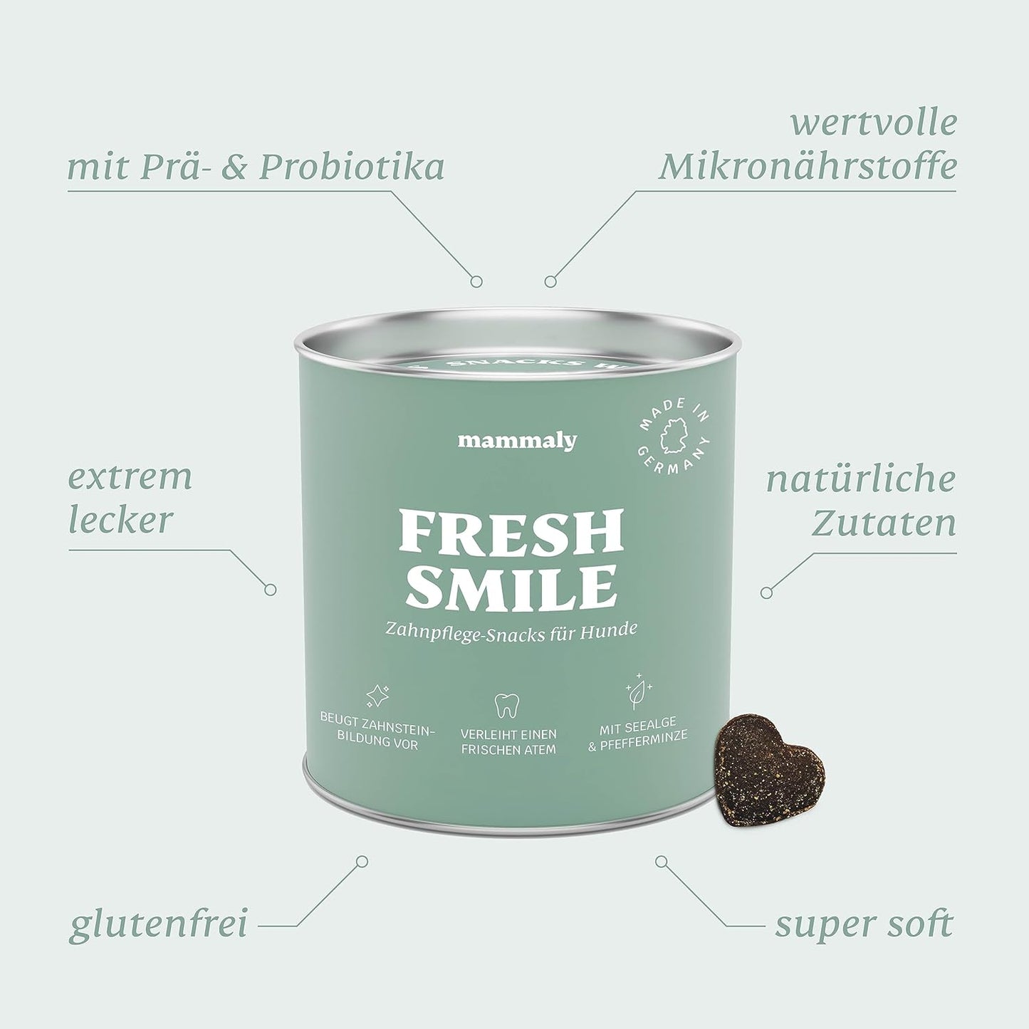 Zahnpflege Hundesnacks gegen Mundgeruch, 325 g (1er Pack)