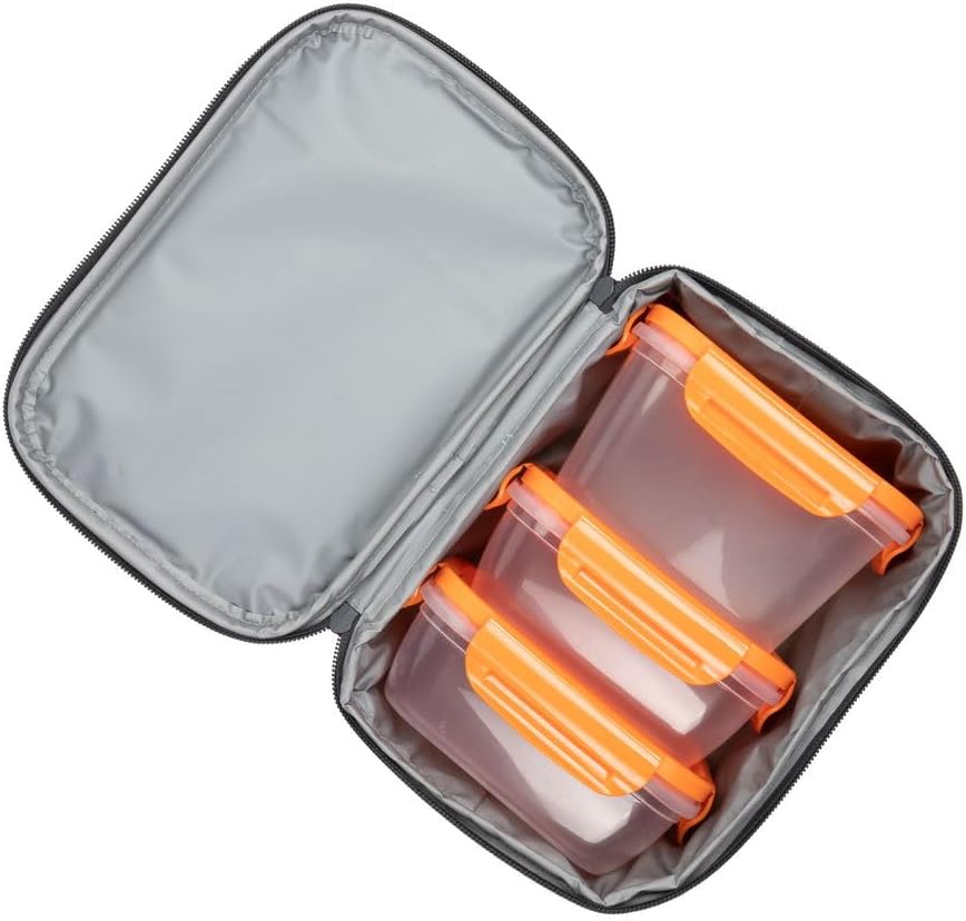 Faltbare Thermotasche, 3.5 L, Grau