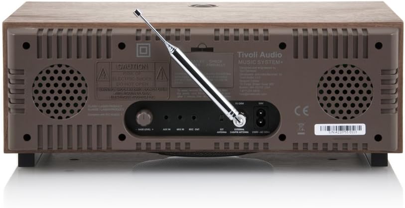 Music System+ All-in-one Kompaktanlage mit Bluetooth, Walnuss / Beige
