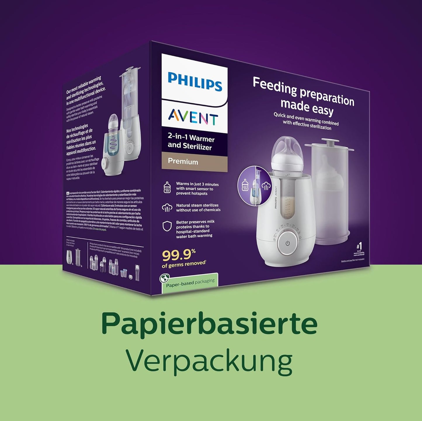 2-in-1 Flaschenwärmer & Sterilisator