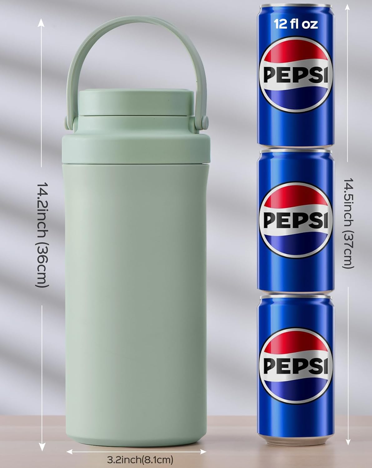 Muttermilch-Kühlflasche mit 360° Kühlung und 2 Babyflaschen