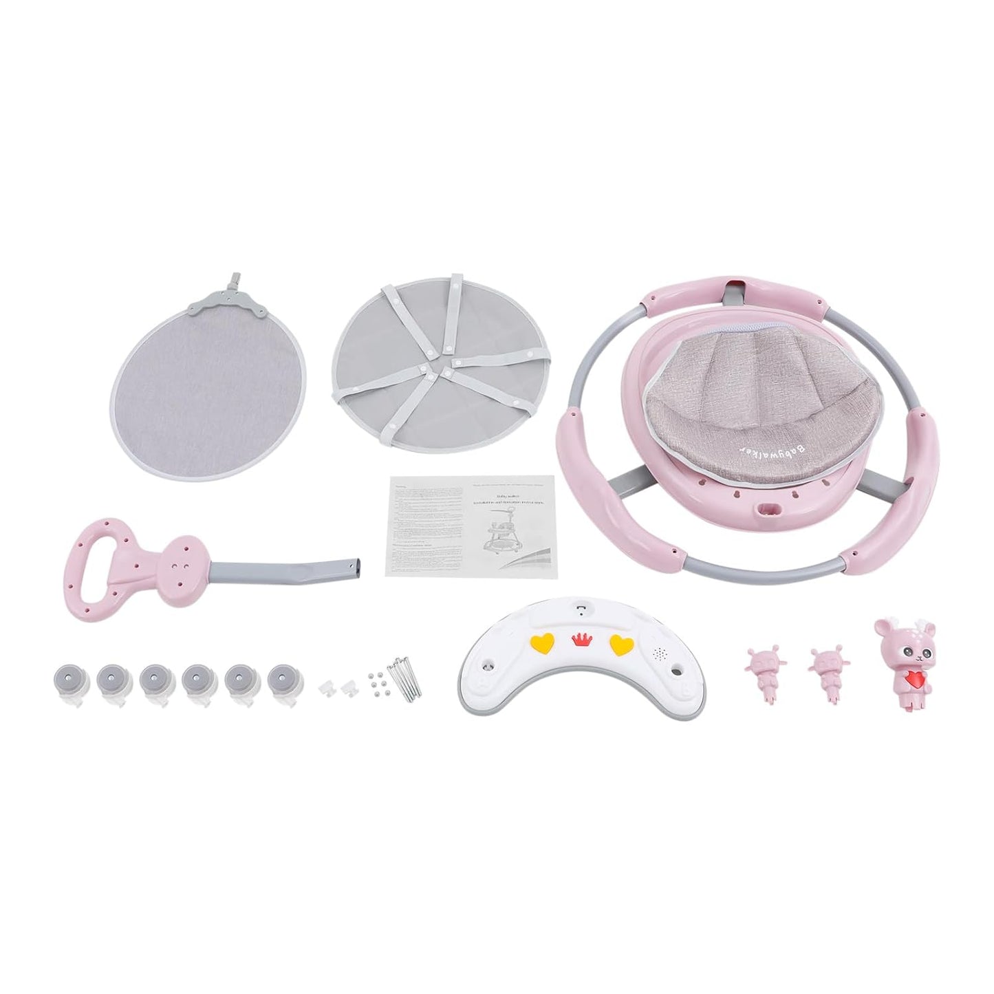 4-in-1 Lauflernhilfe für Babys, verstellbar, faltbar
