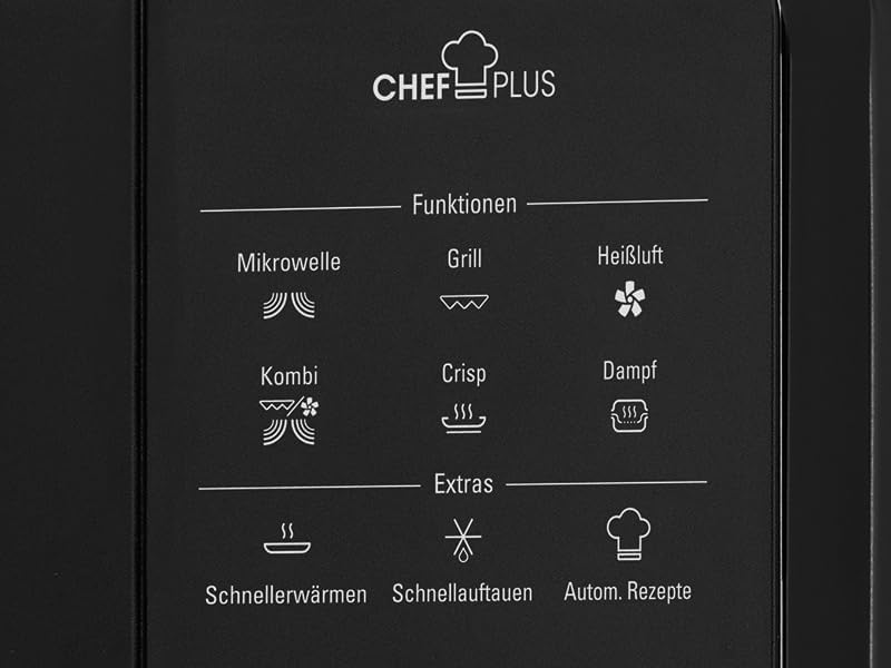 Mikrowelle mit Grillfunktion, Schwarz Modell 2024