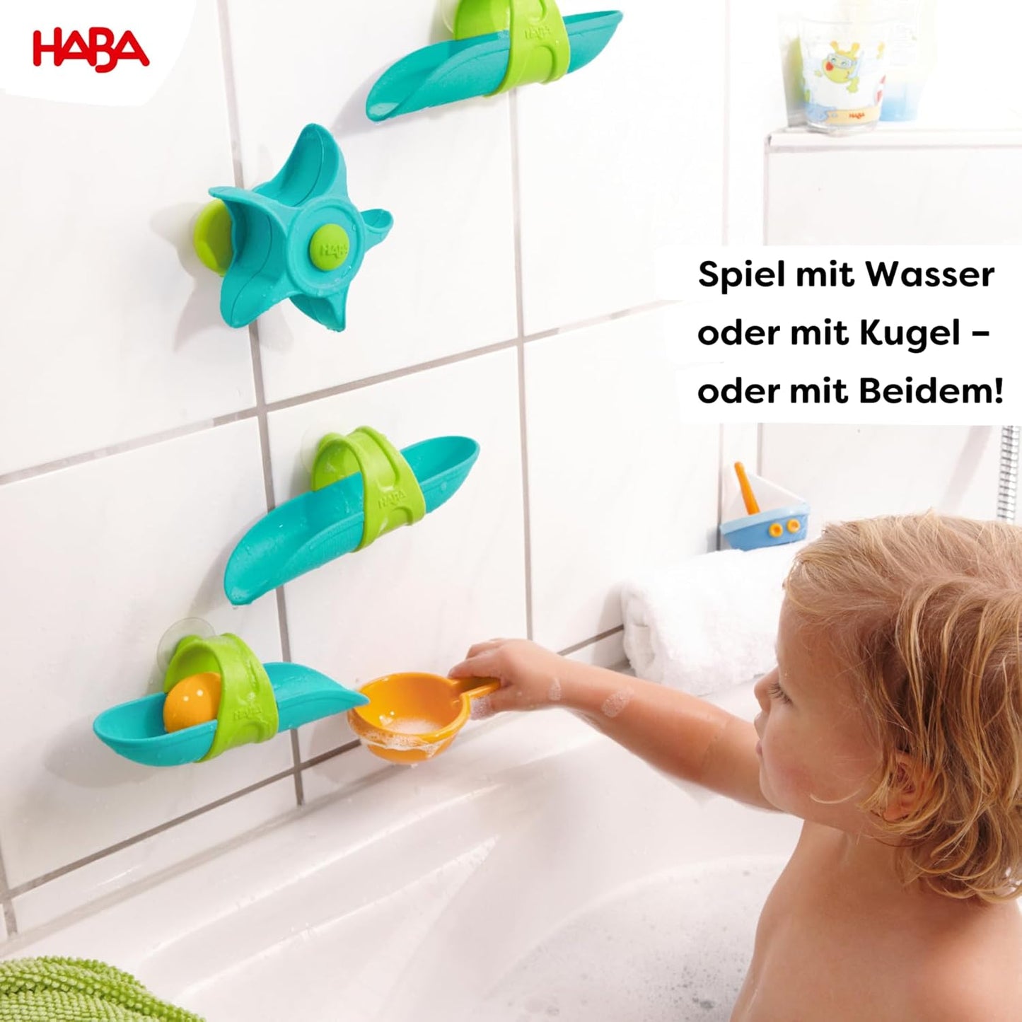 Kugelbahn Badespass Wasserstrudel