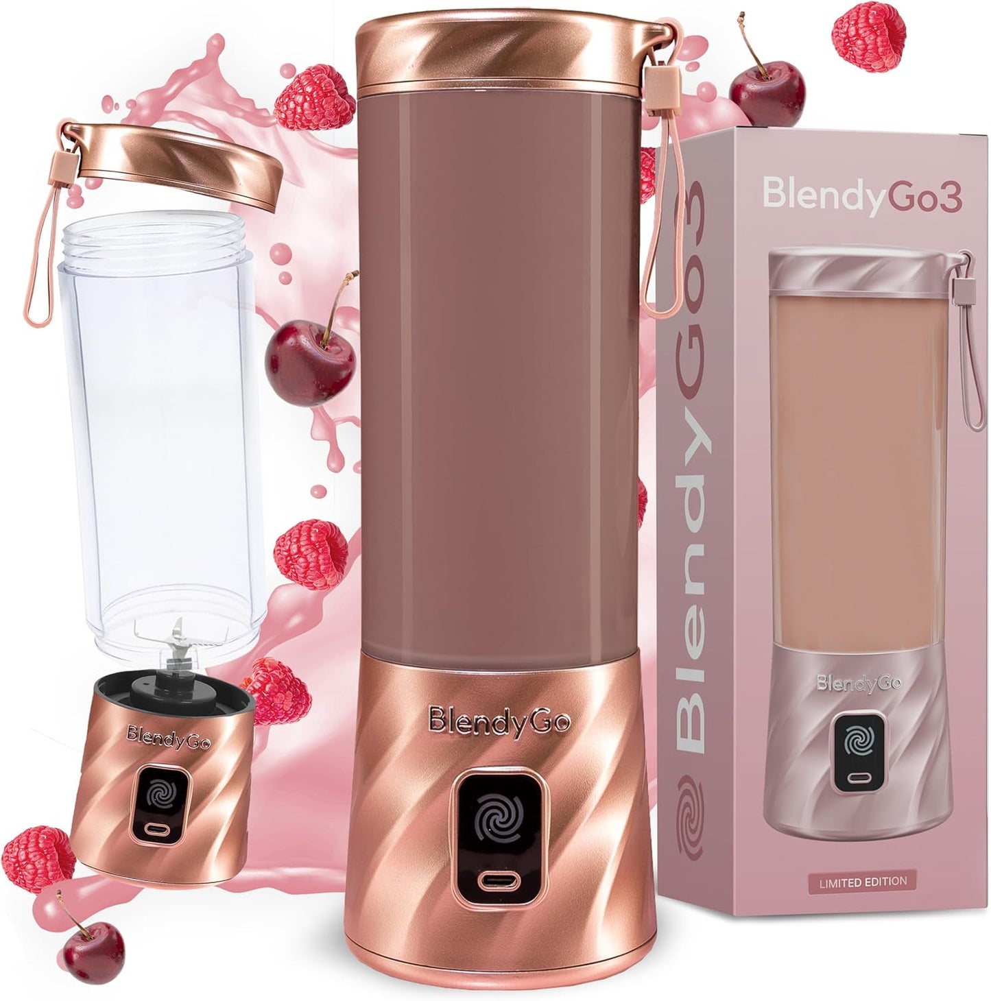 Tragbarer Mixer BlendyGo 3, Roségold