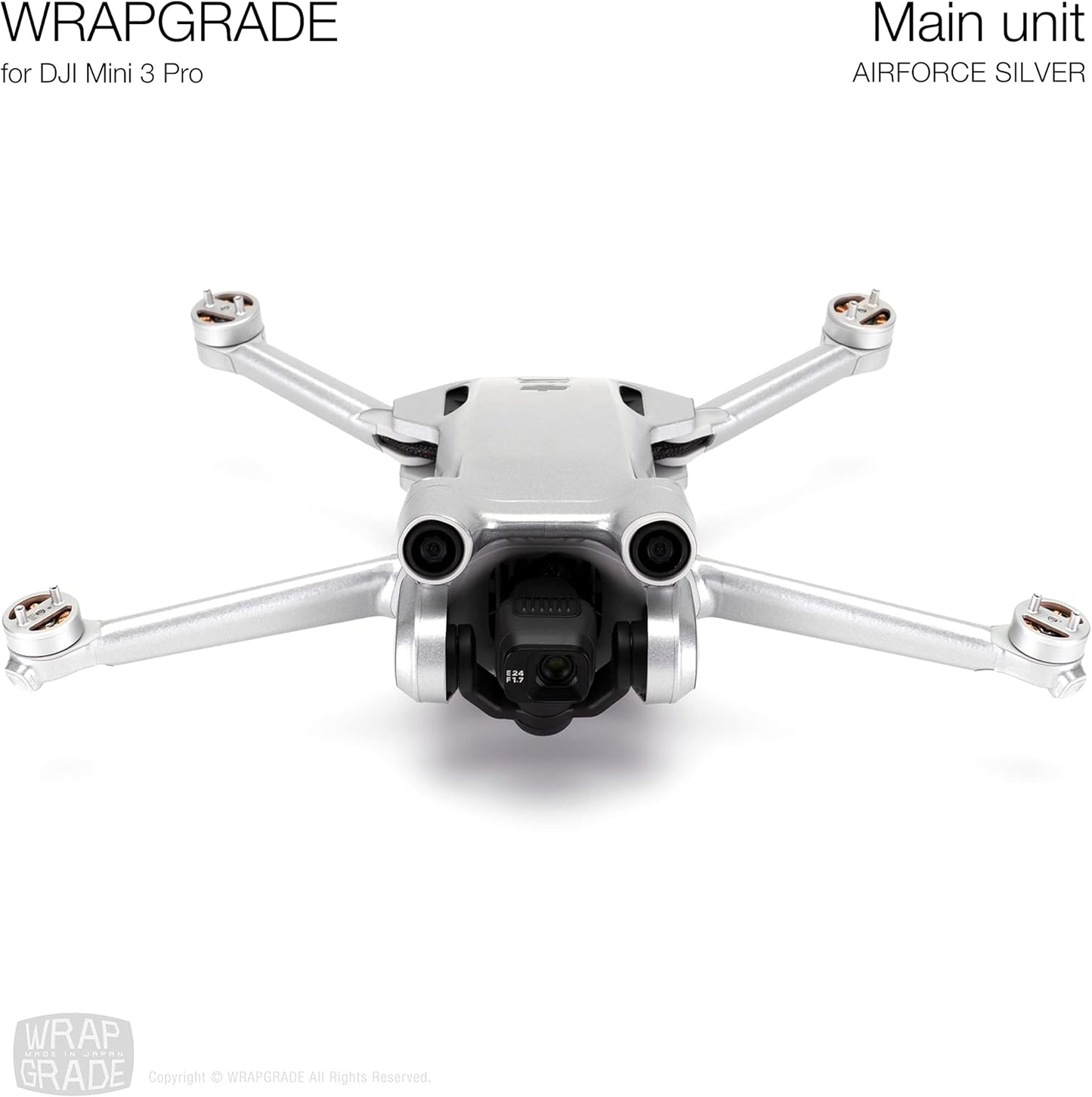 Schutzfolie für DJI Mini 3 Pro, Airforce Silver