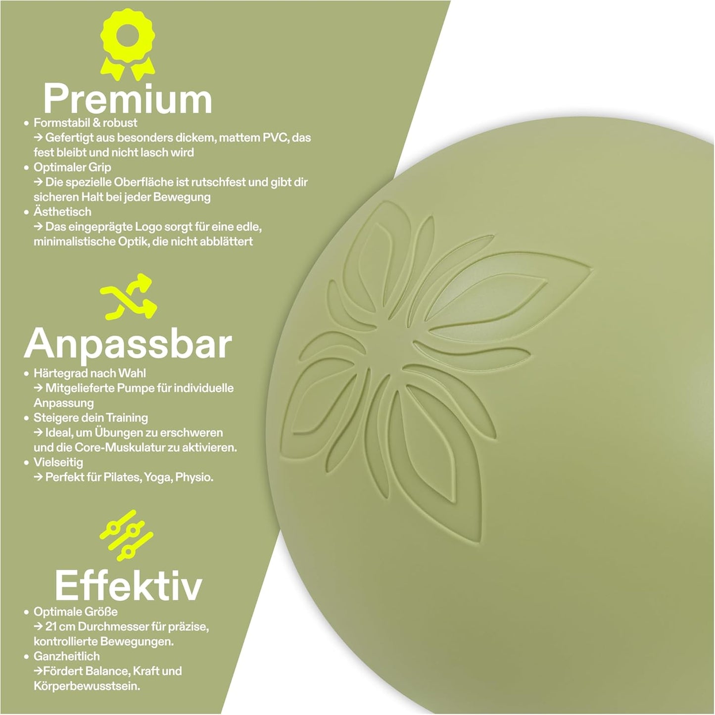 MOON Pilatesball, CREAMY PISTACHIO