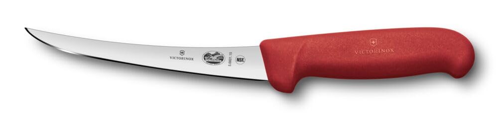 Ausbeinmesser mit gebogener Klinge, Gebogene Klinge – Rot