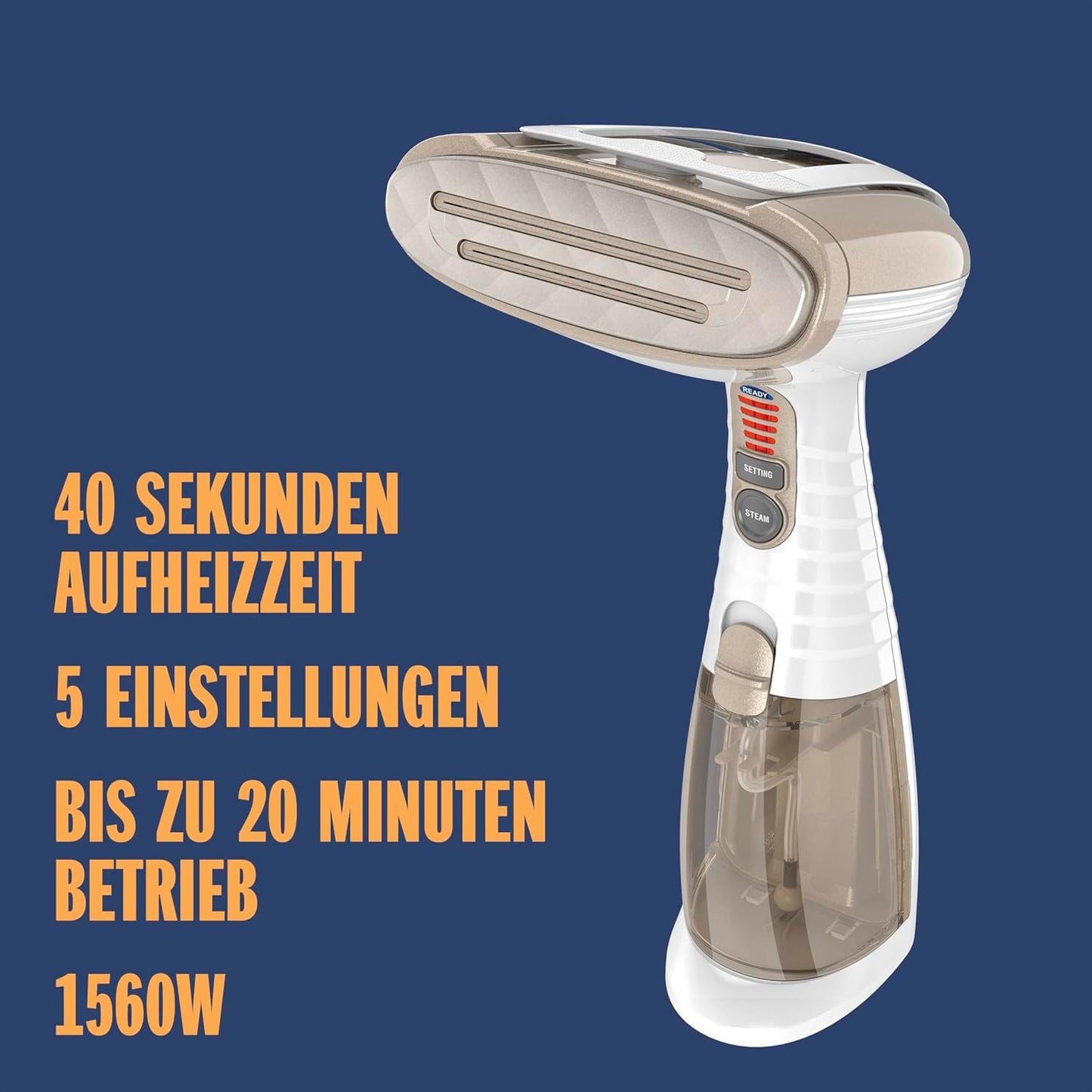GS59XE Turbo ExtremeSteam Dampfglätter mit 5 Einstellungen, EU