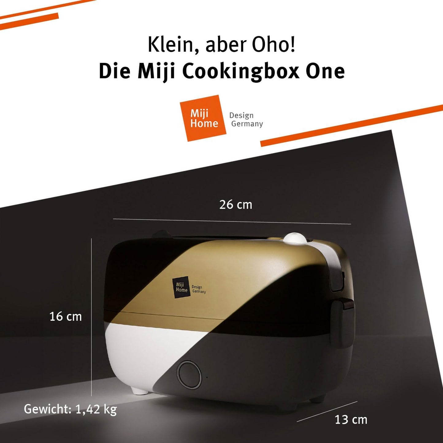 Elektrische Lunchbox & Mini Campingkocher WM023, Olive / White