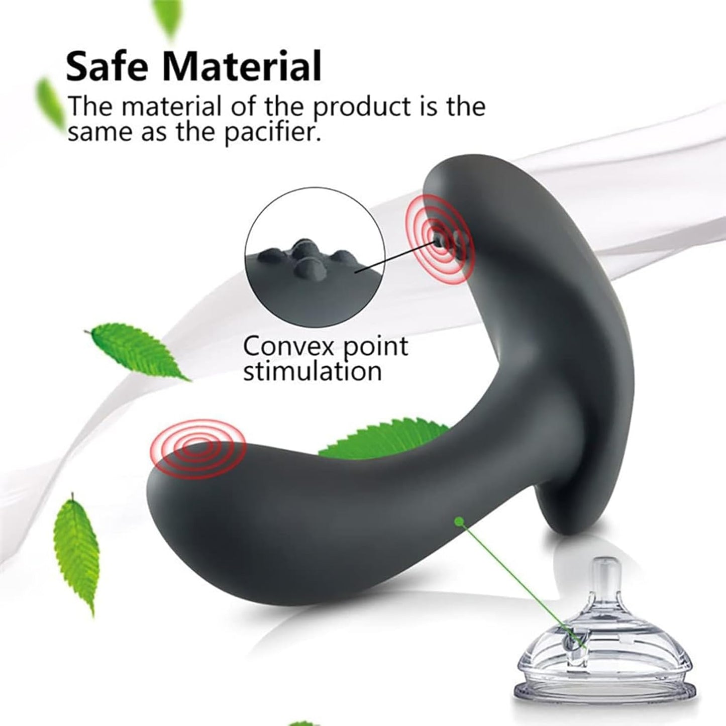 Aufblasbarer Analvibrator mit 10 Modi & Fernbedienung