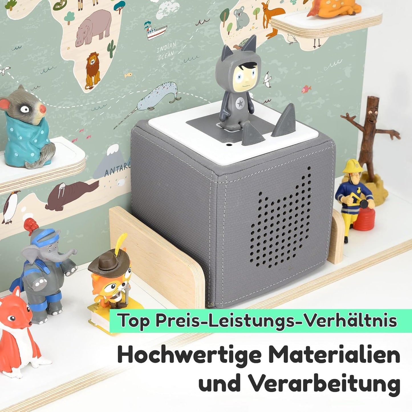 Regal für Toniebox & Figuren, Gross Atlas