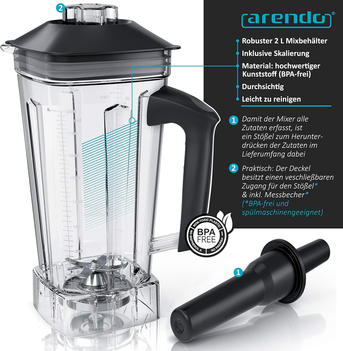 Standmixer, A: Cool Grey