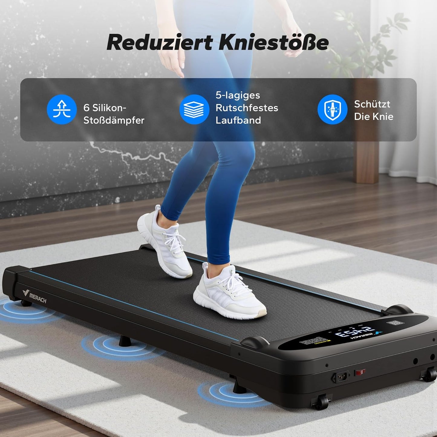 3in1 Walking Pad, Schwarz