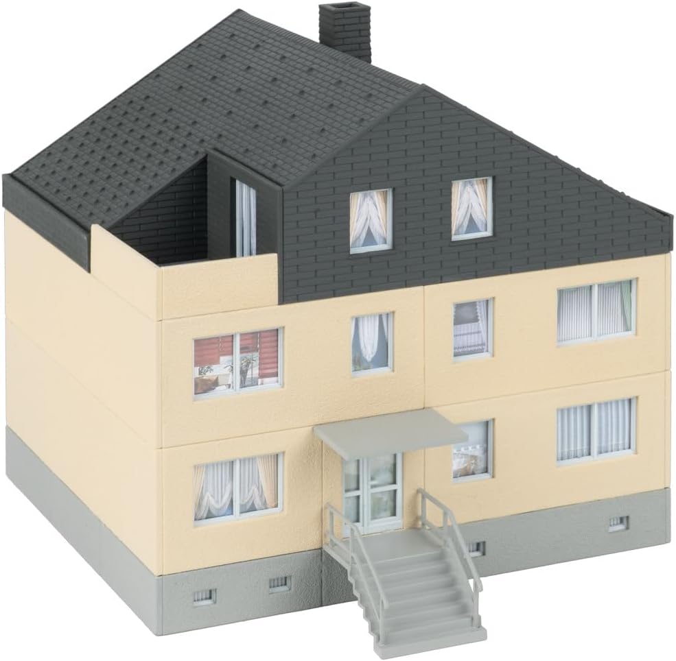 Mehrfamilienhaus Modell für Spurweite H0