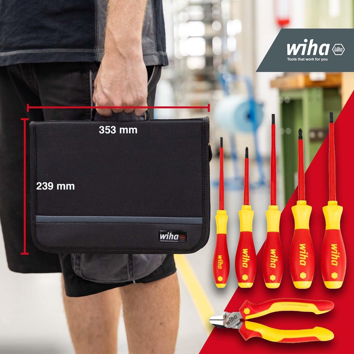 7-teiliges Werkzeug-Set für Elektriker, Set Elektriker, Seitenschneider 6-tlg.