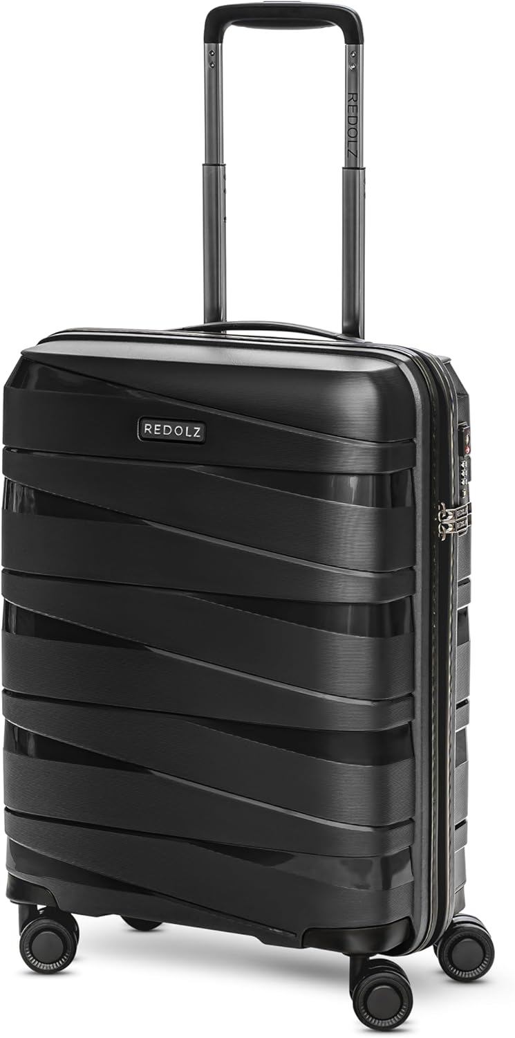 Essentials 10 CABIN 4 Rollen Kabinentrolley 55 cm, Black-metallic / Koffer S (55 cm)