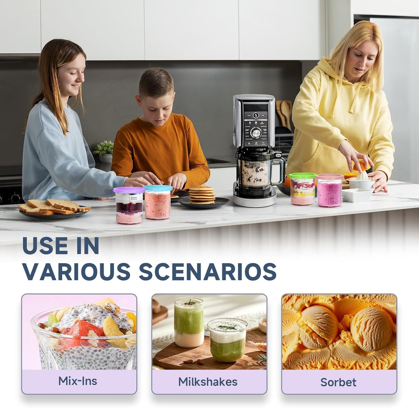 Ersatzbehälter-Set für Ninja CREAMi Deluxe
