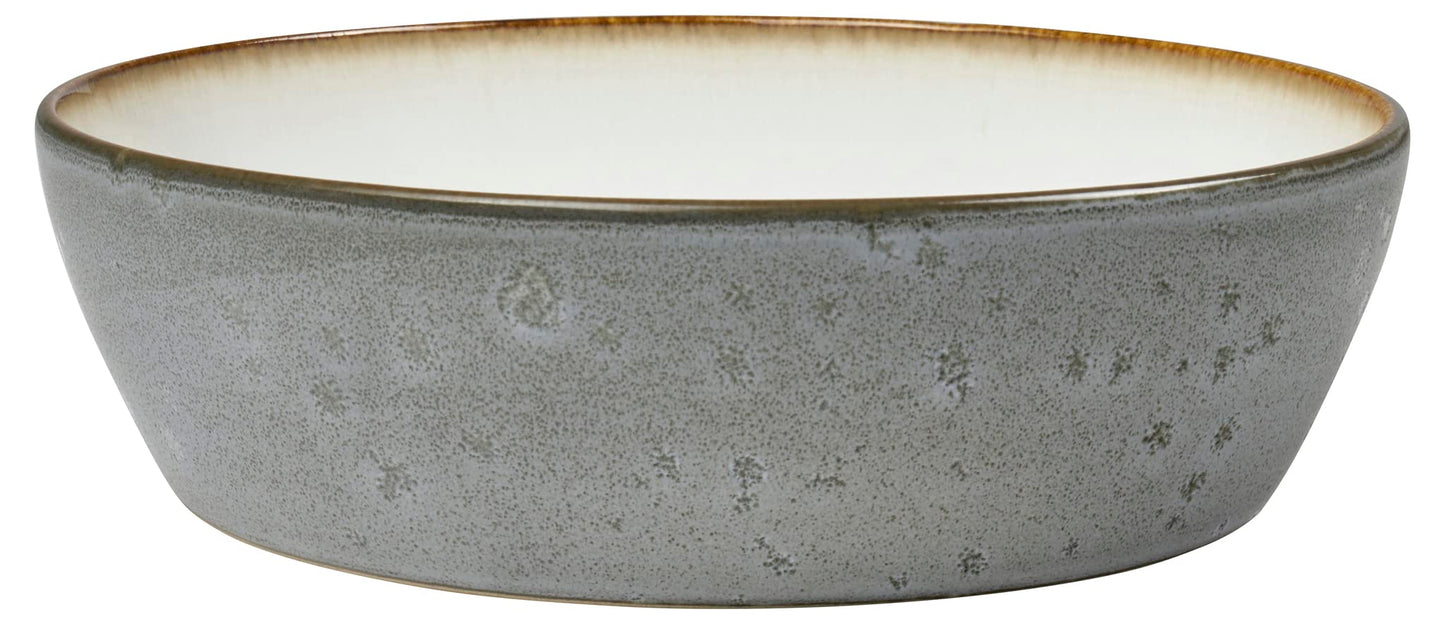 Suppenschale aus Steingut, 850 ml - dia. 18 cm Grau/Creme