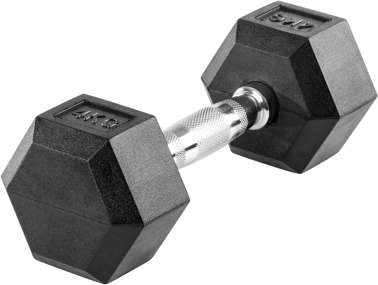 4 kg Hexagon-Kompakthantel, 04 kg
