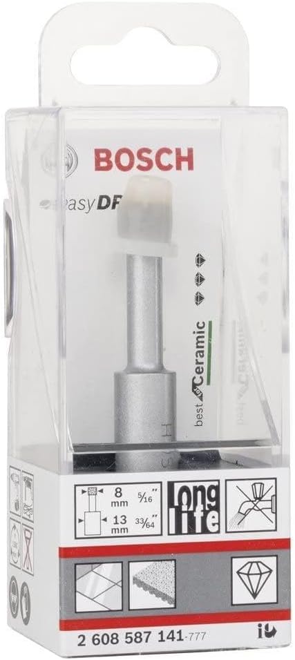 Diamanttrockenbohrer Easy Dry Best for Ceramic, 8 x 33 mm, 8 mm