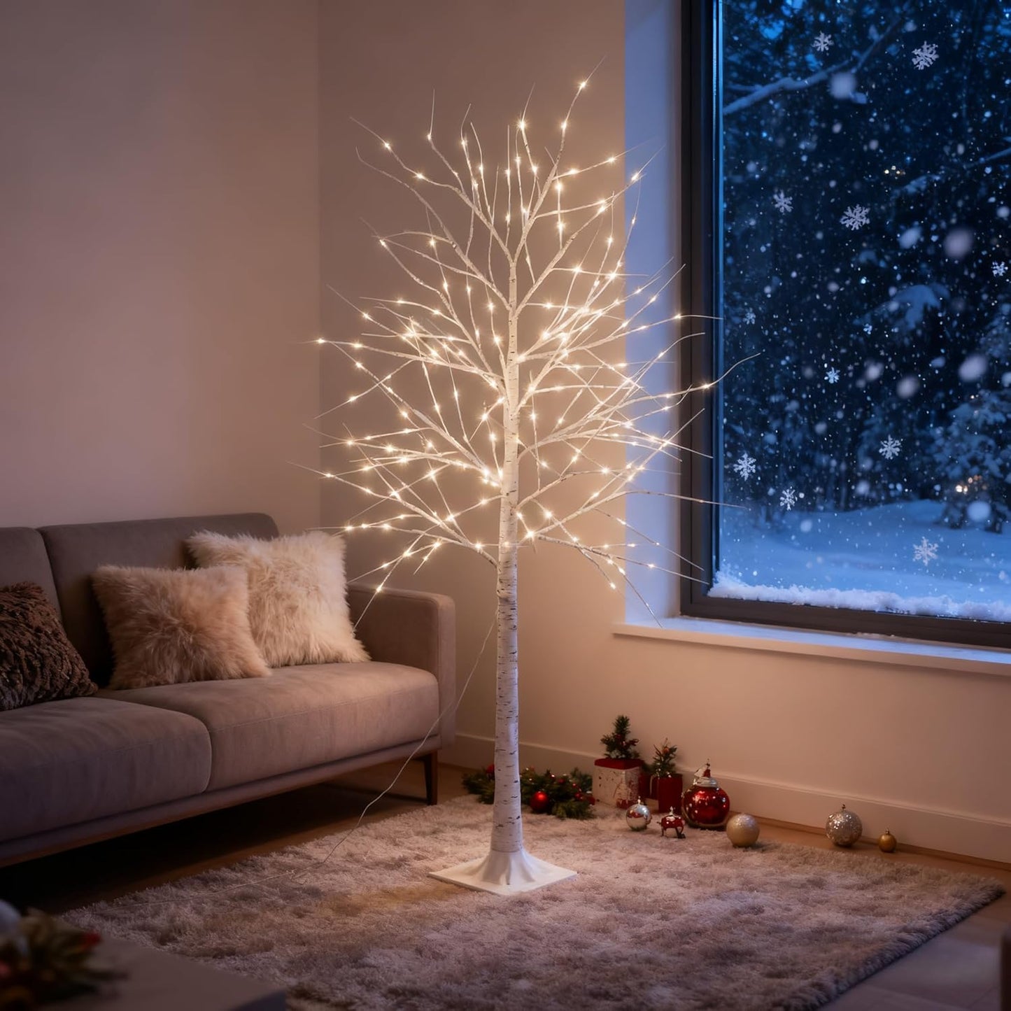 LED-Birkenbaum, 150CM 180LED Birch