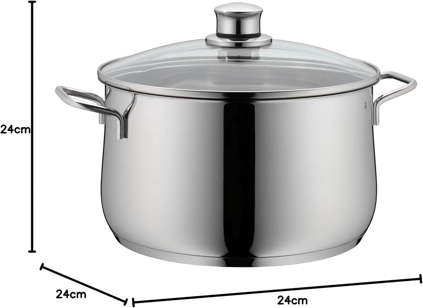 Diadem Plus Induktionstopfset, Topfset 4-teilig