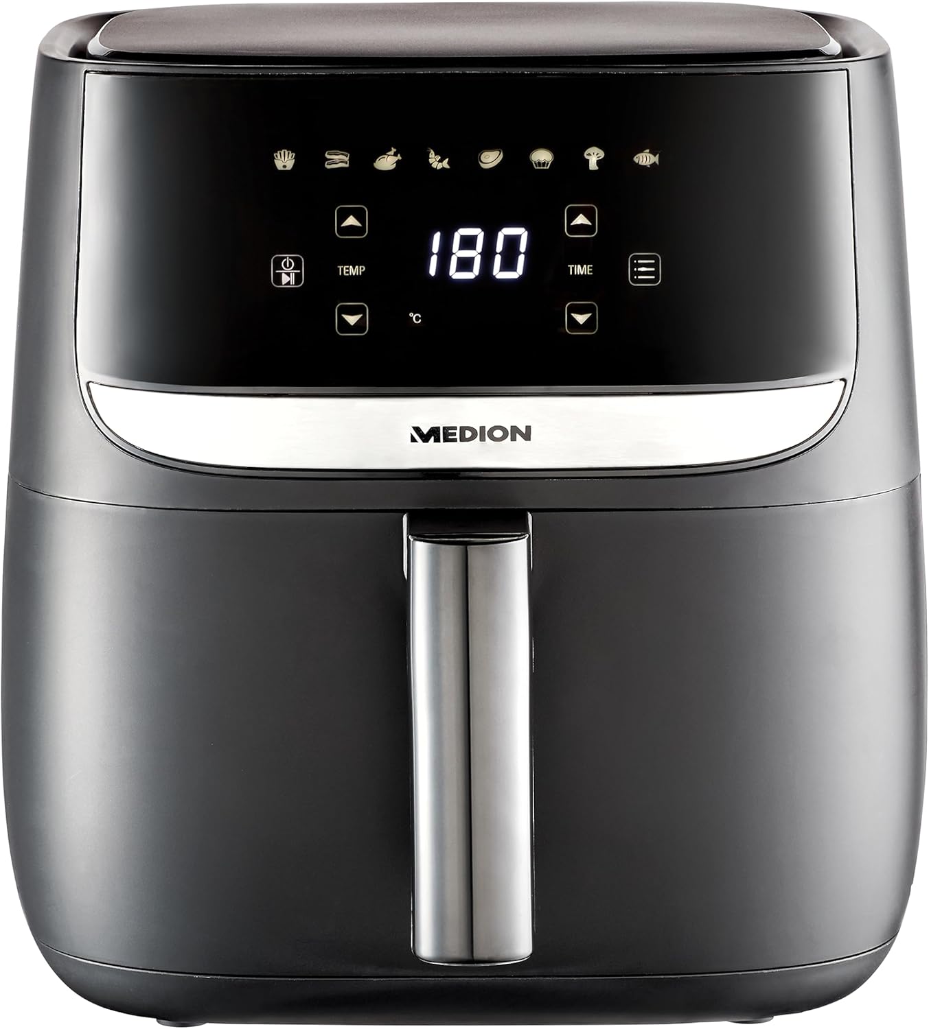 Heissluftfritteuse E50 XL, 5,7 Liter / Schwarz