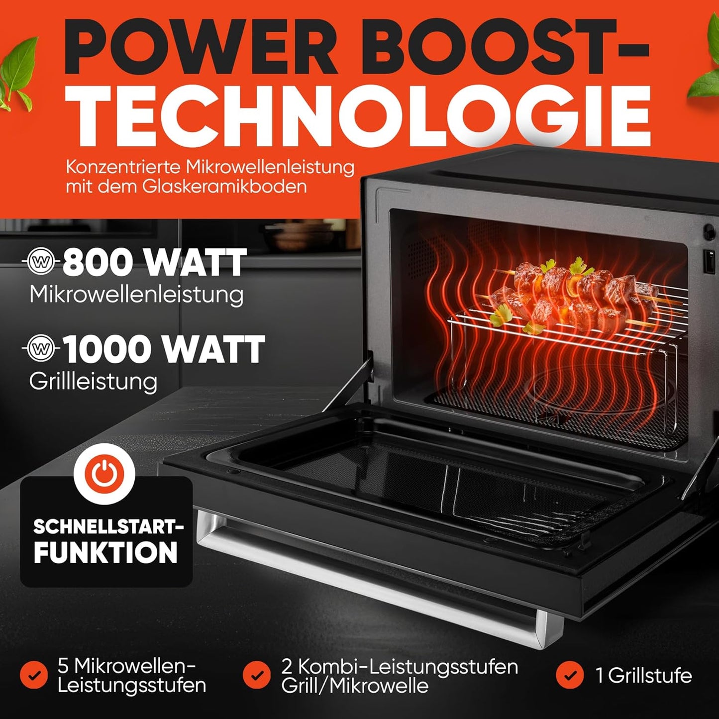 Mikrowelle PC-MWG 1204