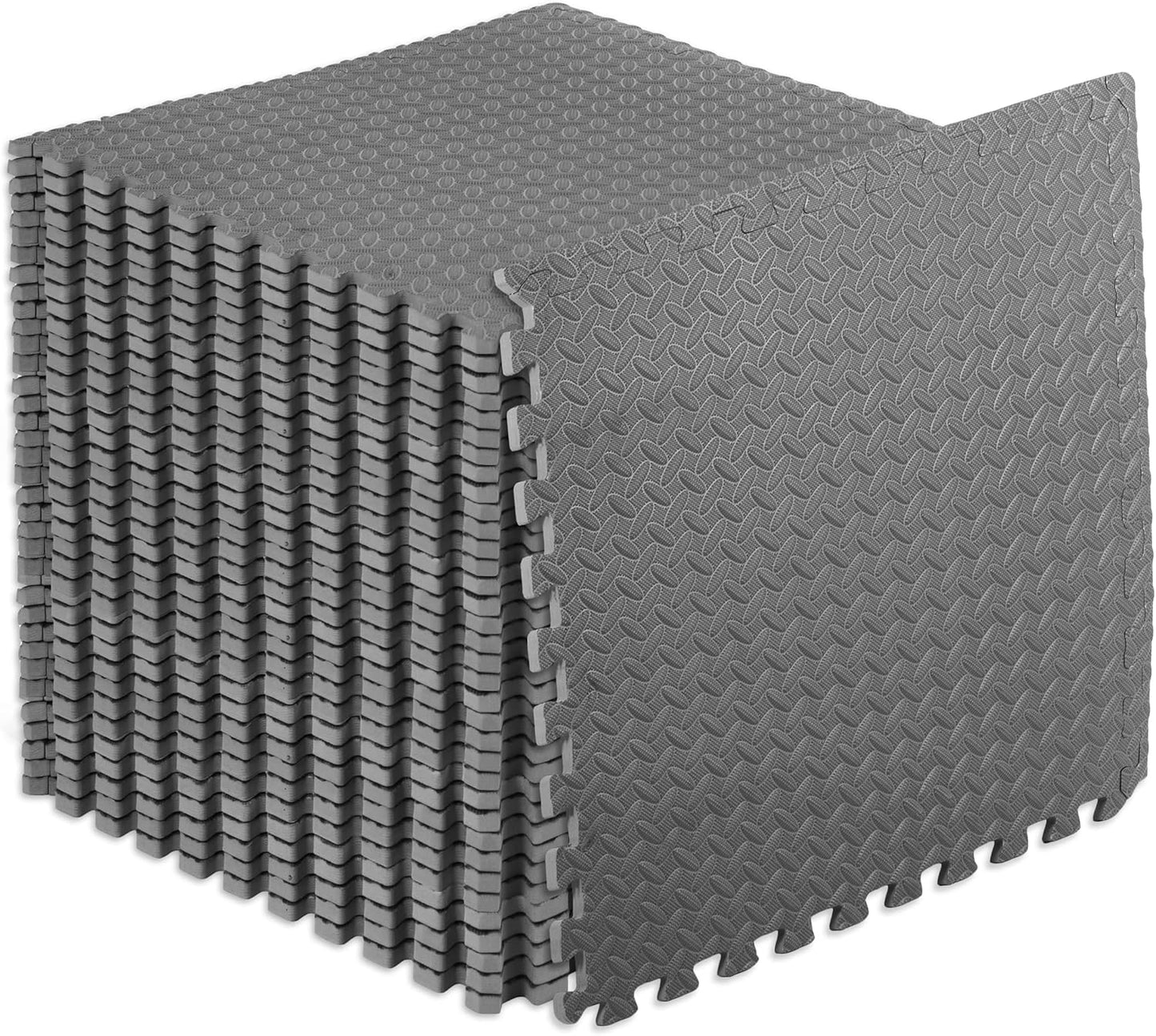 Puzzle-Trainingsmatte, Grey - 1/2 Inch - 144 Sq Ft - 36 Tiles