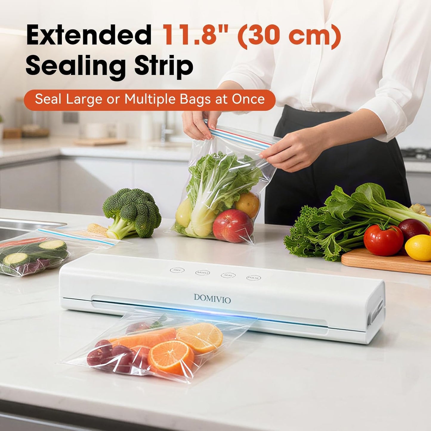 5-in-1 Vakuumiergerät Set VS2093 mit Folienschweissgerät, Entry Vacuum Sealer VS2122
