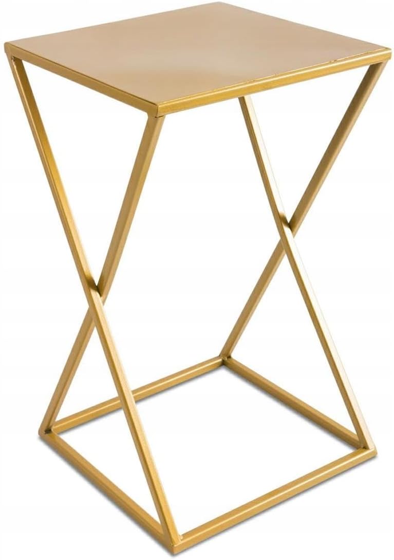 Metall Blumenständer, Gold 40 cm