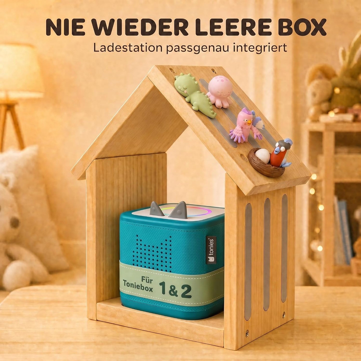 Tonie-Regal, Holz Haus