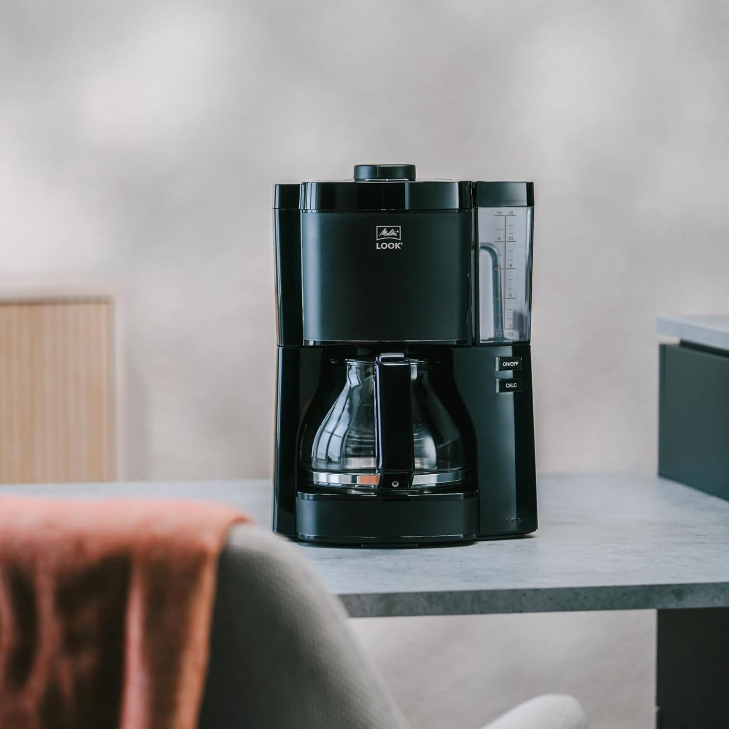 Filterkaffeemaschine mit Glaskanne, 10 Tassen, Glaskanne
