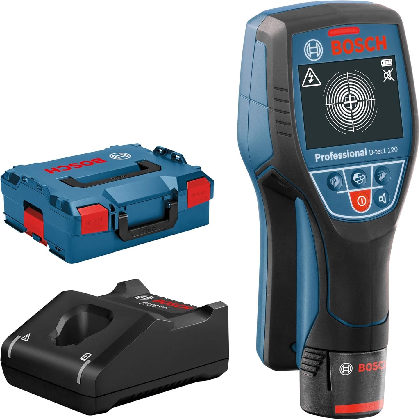 System Ortungsgerät D-tect 120 mit Akku und L-Boxx, + 1x Akku 12V + L-Boxx