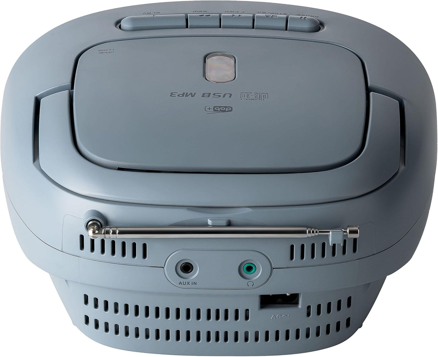 RCR2260DAB/BL - Tragbares CD/MP3-Kassetten-Radio mit DAB+, mit DAB-Radio Blau