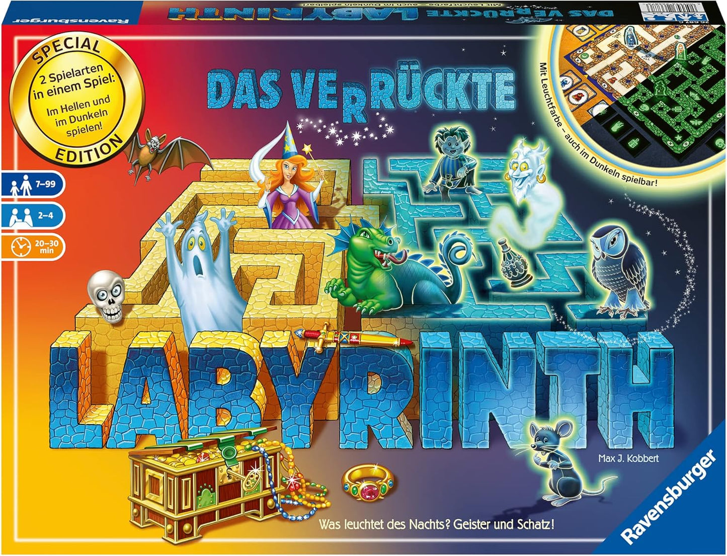 Das verrückte Labyrinth Glow in The Dark, Standard Glow in the Dark