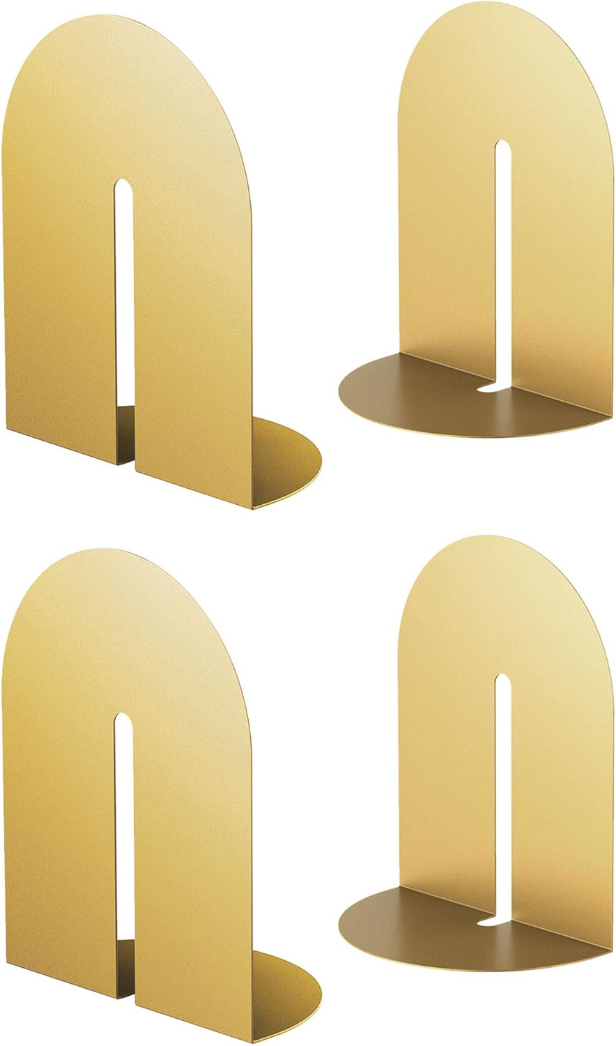 Metall-Bogen Buchstützen-Set, Gold#2