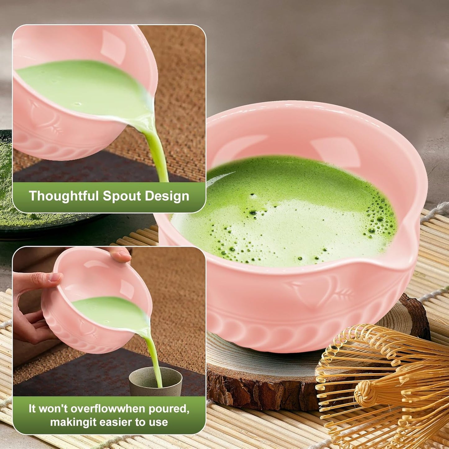 Matcha Tee-Set, Rosa