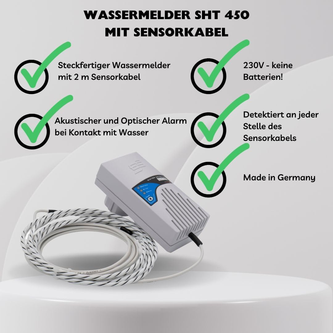 Wassermelder SHT 450 mit Sensorkabel