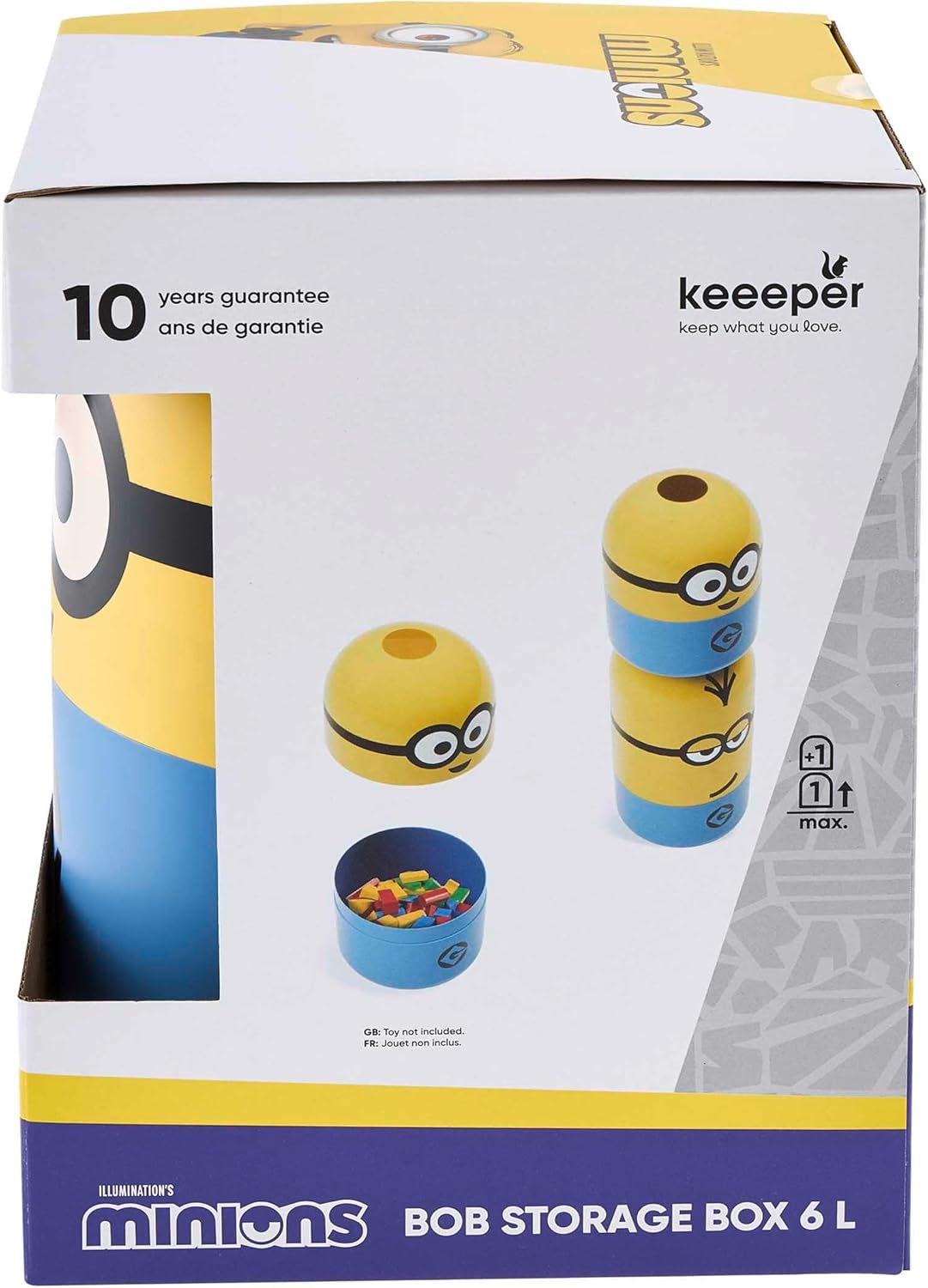Aufbewahrungsbox Minions bob, 6 Liter, 6 L