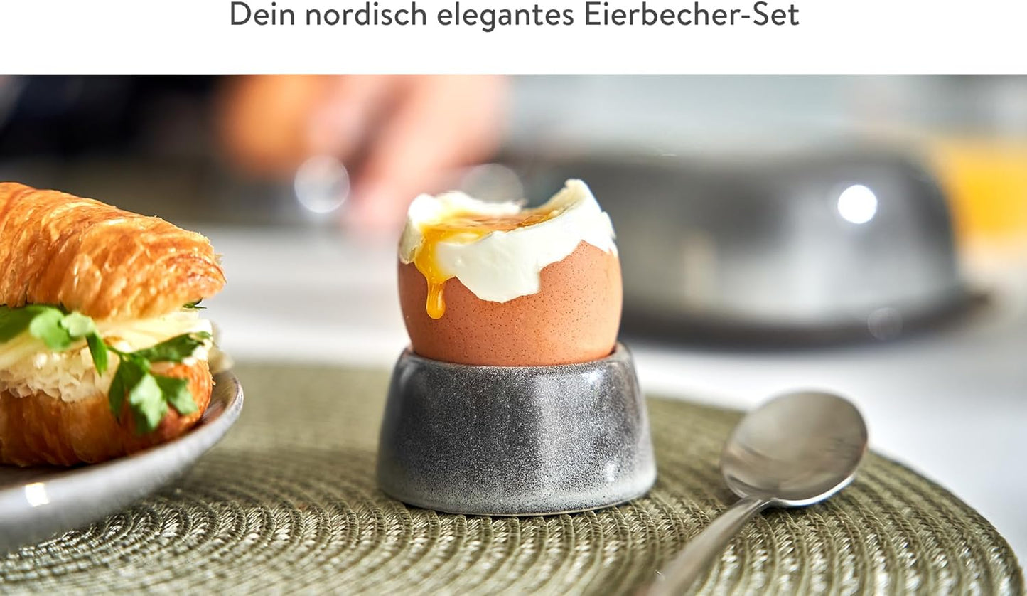 4er-Set Eierbecher, 7.5 x 6.5 x 6.5 cm