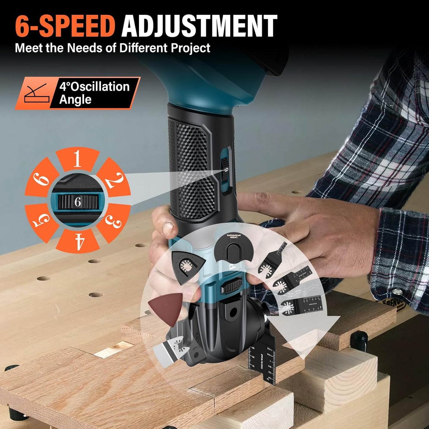 Oszillationswerkzeug Akku-Multitool