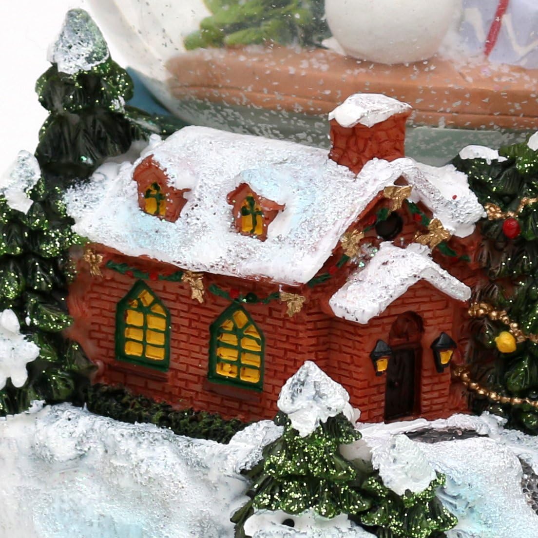 Schneekugel - Tannenbaum mit Schneemännern, Schneemänner