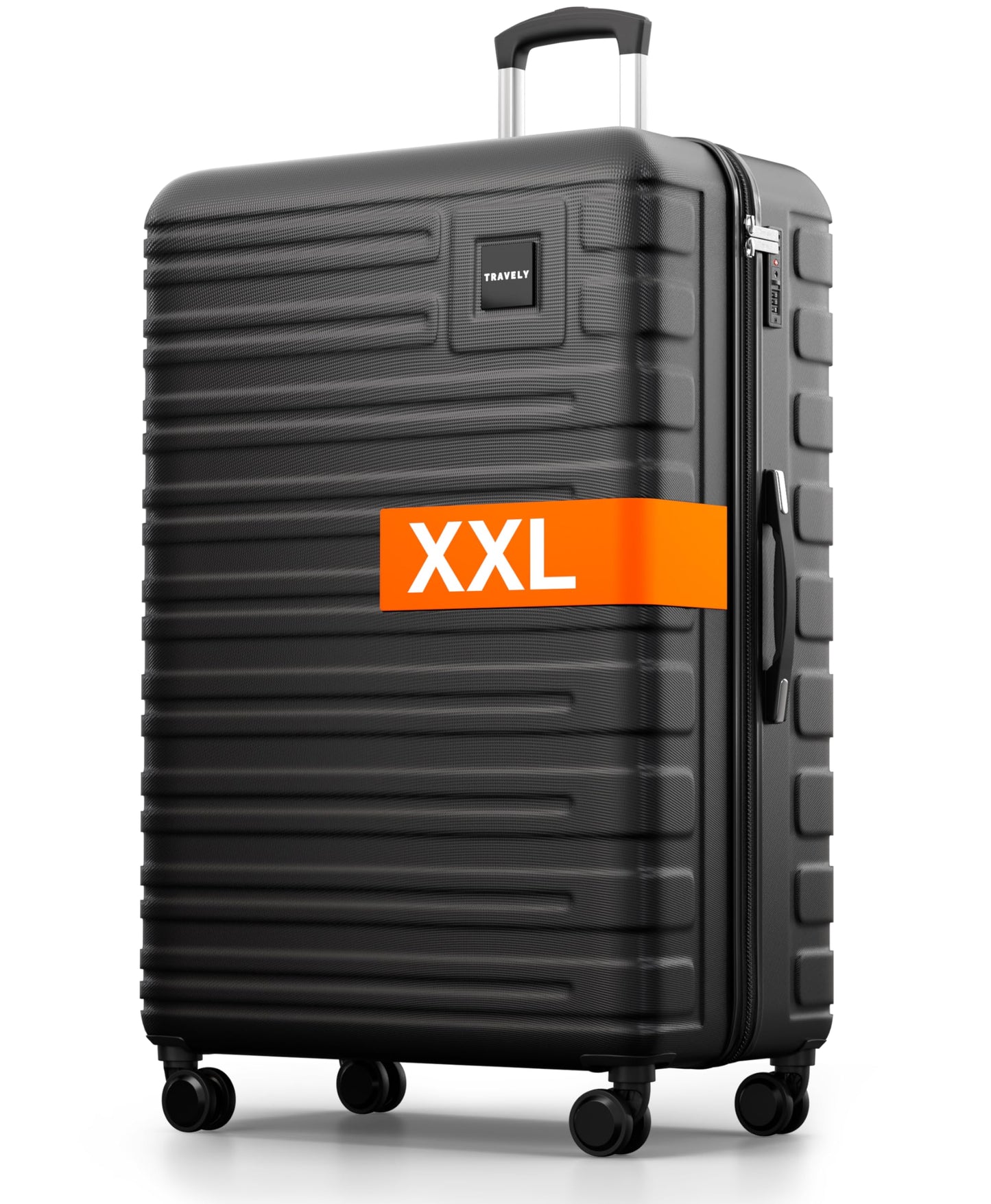 XXL-Hartschalenkoffer, Nachtschwarz XXL 87x58x33