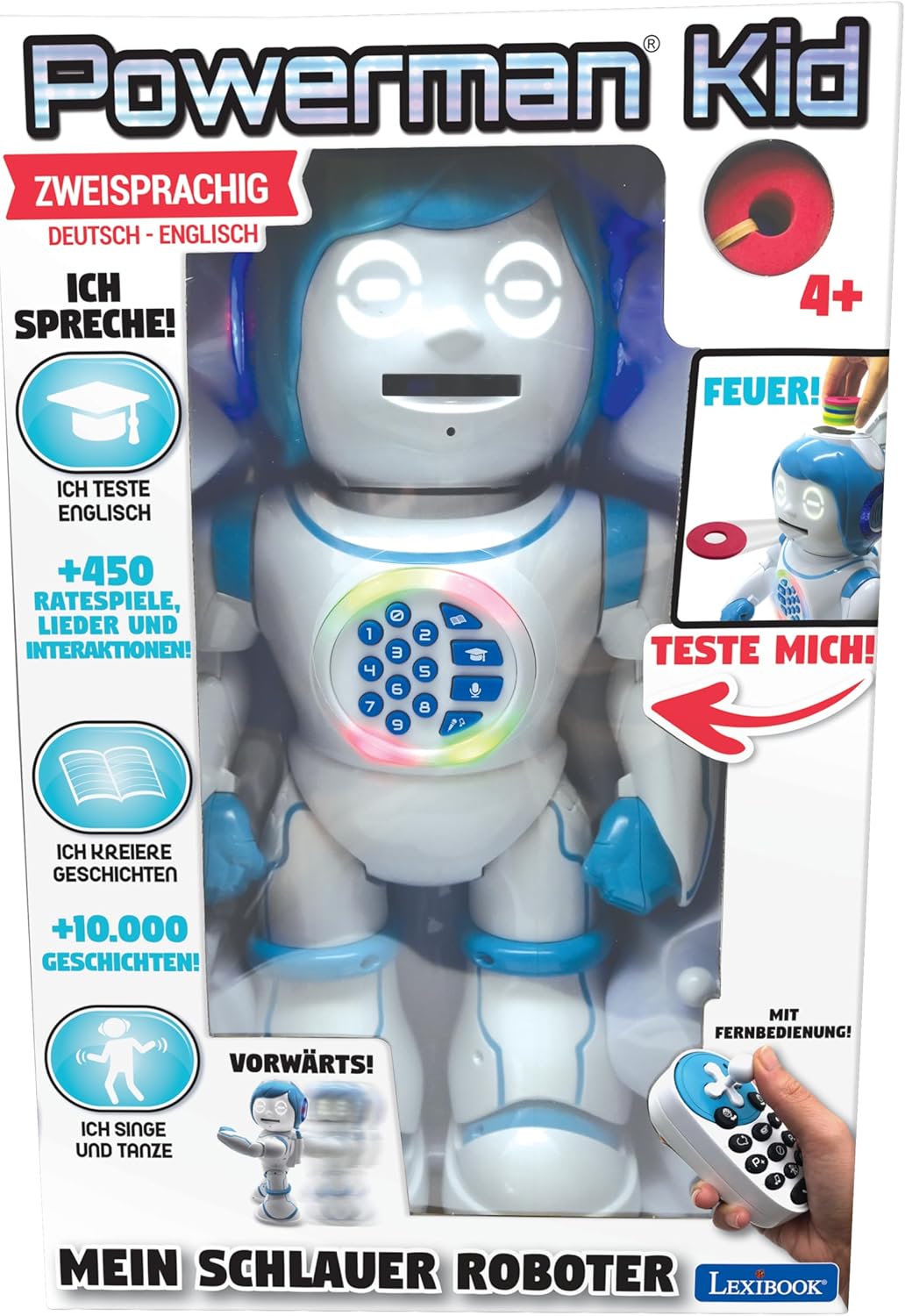 Ferngesteuerter Roboter Powerman Kid ROB90DE, ROB90DE