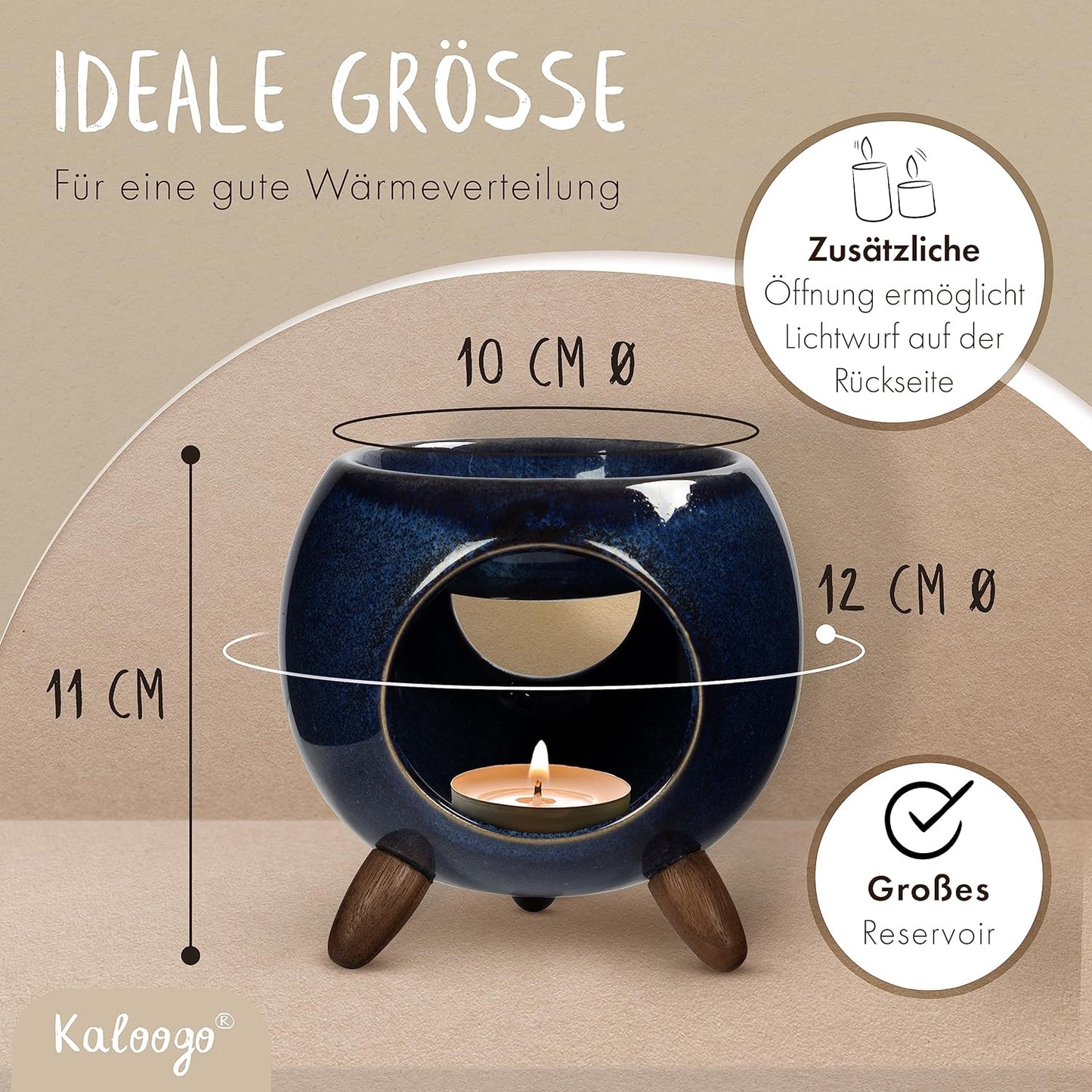 Sabai Scent Duftlampe, Ozeanblau