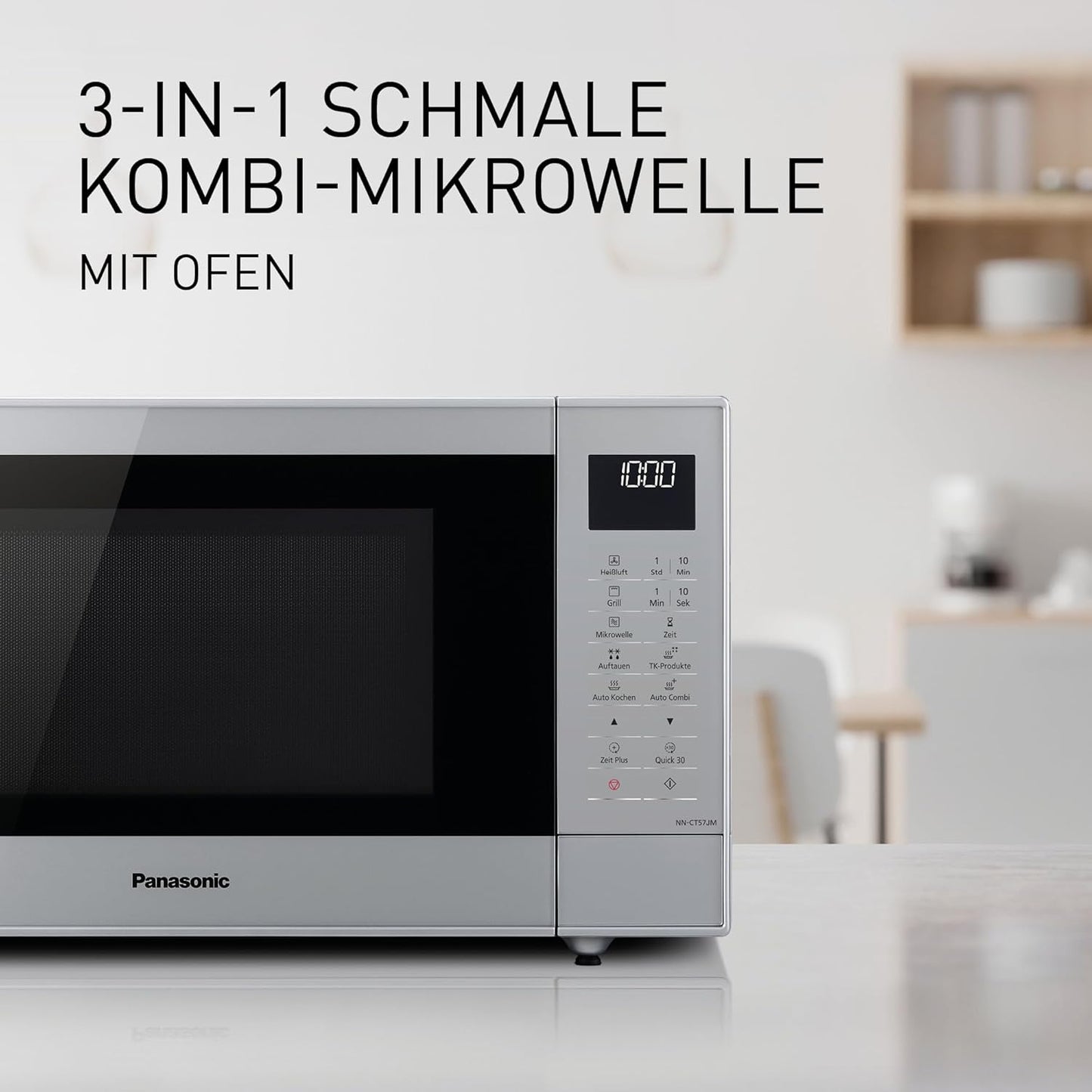 Mikrowelle NN CT 57 JMGPG, Silber