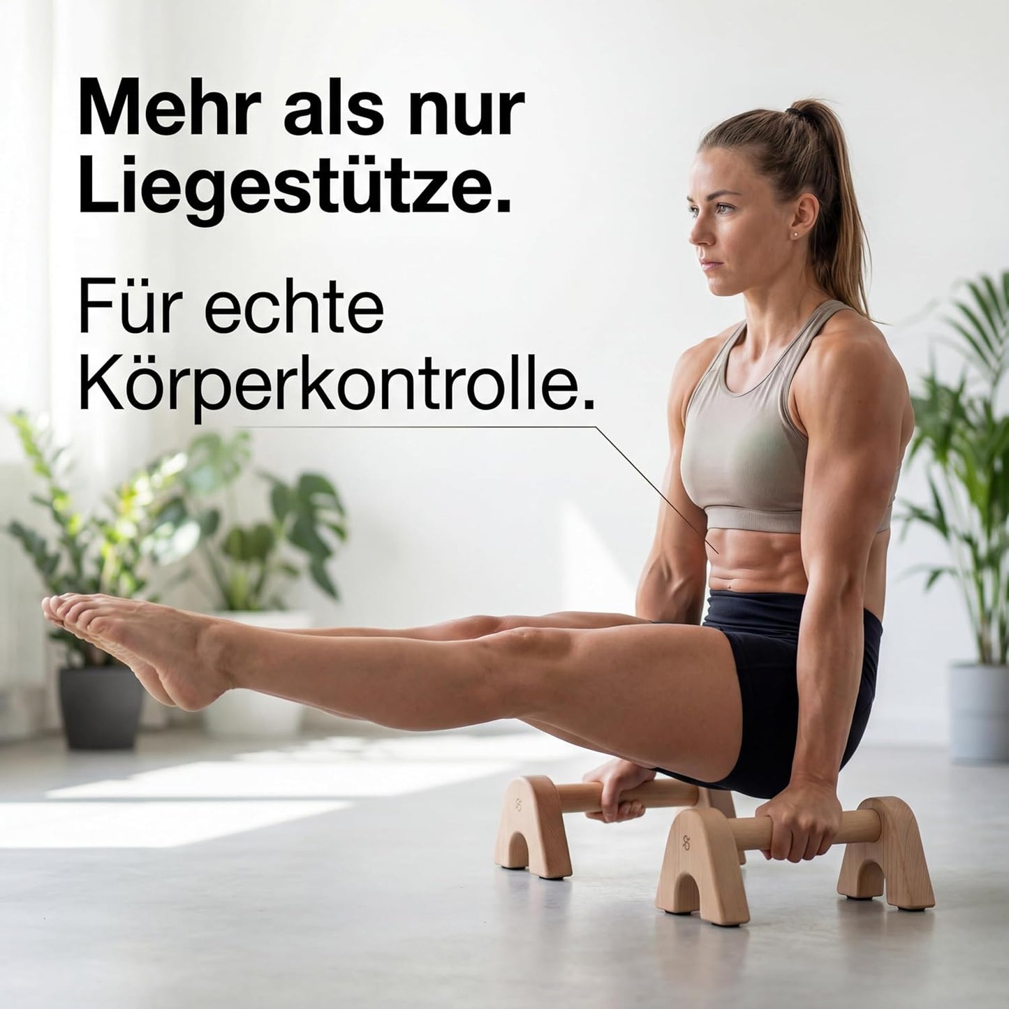 Liegestützgriffe Mini-Parallettes für Calisthenics