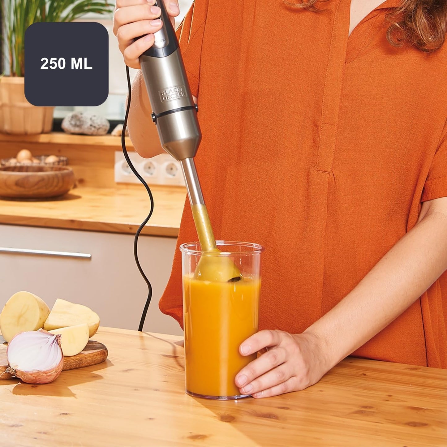Stabmixer-Set mit Zubehör, 1000W | 3 Zubehörteile